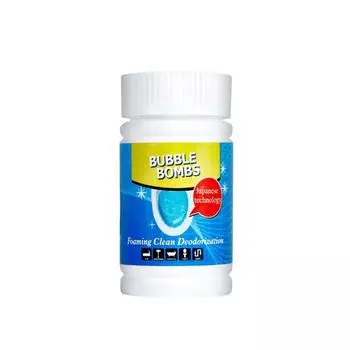 Быстрый пенящийся очиститель для туалета, раковины стиральной машины, агента Toile Dredge One Size синий