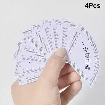 Быстрый рисунок Дизайн бровей Линейка Микроблейдинг Инструмент для разметки Формирование Перманентный макияж Руководство для рисования Линейка Тату принадлежности Многоразовое использование