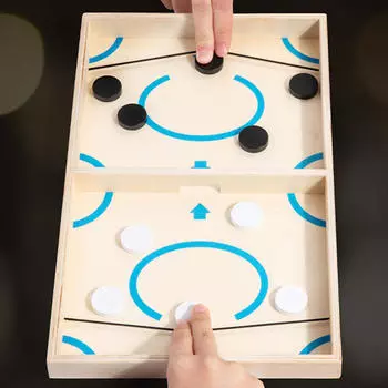 Быстрый темп игры, настольный футбол, забавный классический настольный победитель битвы, деревянный хоккей для