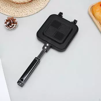 Быстрый завтрак Панини Пресс Инструмент для приготовления пищи с ручкой, не допускающей ожогов Двусторонняя выпечка