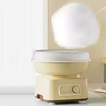 Бытовая электрическая машина для изготовления сахарной ваты, автоматическая машина для изготовления сахарной ваты «сделай сам», сладкая красочная машина для изготовления конфет ручной работы, зефир жёлтый