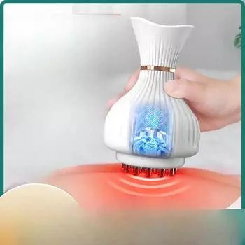 Бытовая электрическая меридианная щетка, массаж тела, выемка меридианов, инструмент для физиотерапии, инструмент для выскабливания здоровья.