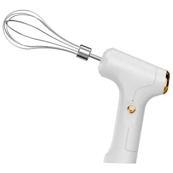 Бытовая электрическая взбивалка для яиц, ручная взбивалка, автоматическая взбивалка для яиц, миксер для яичного белка и сливок. белый