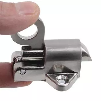 Бытовая автоматическая пружинная защелка, дверная и оконная защелка серебряный