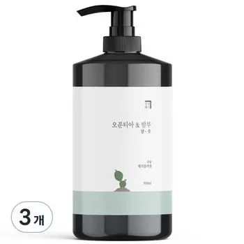 Бытовая белая бумага Opuntia & Bamboo Парфюмированный шампунь Cherry Blossom, 500 мл, 3 шт.