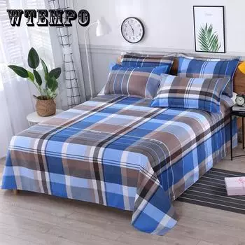 Бытовая цельная простыня, приятная для кожи, простыни для студенческого общежития Four Seasons, домашнее постельное белье