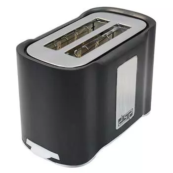 Бытовая хлебопечка из нержавеющей стали для завтрака с широким слотом на 2 ломтика, быстрый тостер