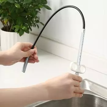 Бытовая канализационная щетка с 4 когтями, кухонная раковина, чистый поршень, аксессуары для туалета 4