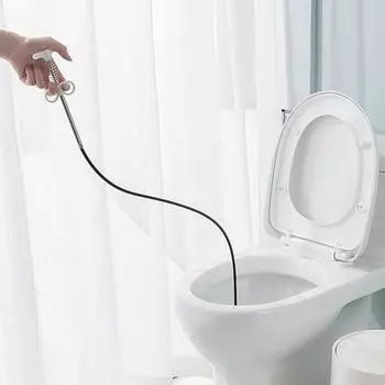 Бытовая канализационная щетка с 4 когтями, кухонная раковина, чистый поршень, аксессуары для туалета 4