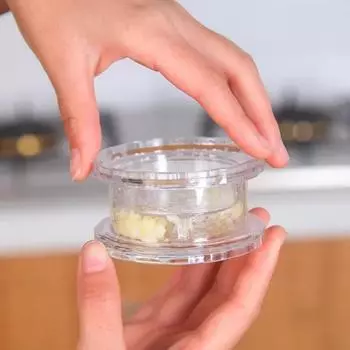 Бытовая классика Очистка чеснока Дробилка для чеснока Дробилка для овощей Кухонный комбайн Пресс для чеснока Дробилка для валков Измельчитель Посуда Кухонный гаджет синий