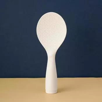 Бытовая креативная ложка для риса с антипригарным покрытием white