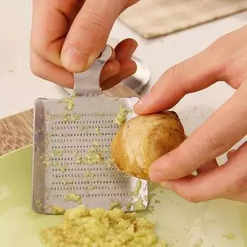 Бытовая кухня Кулинария Мелкие инструменты Имбирь Чеснок Васаби Терка Пресс для измельченного чеснока Устройство для приготовления пищи Кухонные инструменты Аксессуары Принадлежности