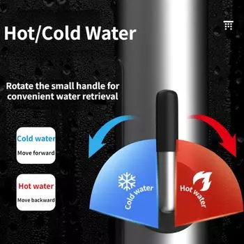 Бытовая, кухонная, электрический кран из нержавеющей стали, мгновенный нагрев, быстрый нагрев за три секунды, двойное назначение: холодная и горячая вода us белый