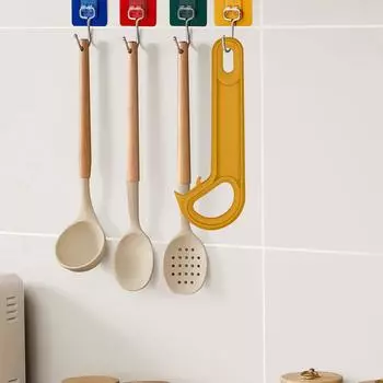 Бытовая кухонная открывалка для консервных банок, отвинчивает крышки для бутылок, кольцо-вытяжка, консервное кольцо, экономит труд, открывалка для консервных банок, легко открывает банки One Size