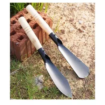 Бытовая лопата для копания на открытом воздухе Садовая лопата Плоская лопата из марганцевой стали Лопата для цветочных горшков Лопата для выкапывания рассады Садовый инструмент Flat shovel