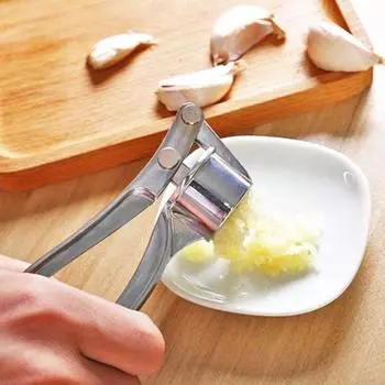 Бытовая машина для штамповки чеснока из нержавеющей стали, цветная ручная машина для чесночного пюре, многофункциональная ручная машина для штамповки чеснока, чесночница, чесночница