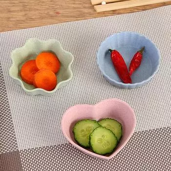 Бытовая мини-пластиковая тарелка для соуса, посуда, кухонная маленькая тарелка для пикника 3