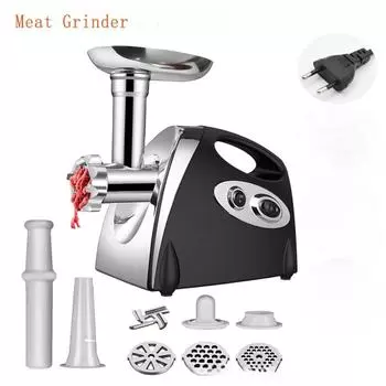Бытовая многофункциональная электрическая мясорубка, наполнитель для колбас, овощерезка, кухонные принадлежности белый