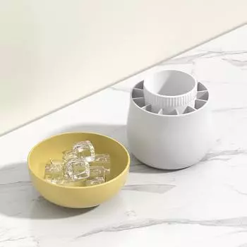 Бытовая морозильная камера с крышкой, съемная форма для льда для кофе серый