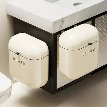 Бытовая мусорная корзина настенная мусорная корзина большой емкости высокий уровень внешнего вида с водонепроницаемой крышкой трещина для кухонного туалета