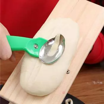 Бытовая нарезанная лапша из нержавеющей стали, ручной инструмент для изготовления лапши, машина для изготовления макарон, роликовый резак для китайской лапши зелёный