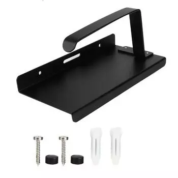 Бытовая настенная полка для хранения бумажных полотенец из алюминия для ванной комнаты и туалета