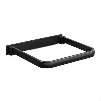 Бытовая настенная полка для ванной комнаты, вешалка для полотенец, вешалка для умывальника, складной органайзер Single Rod