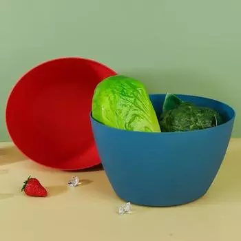 Бытовая однотонная кухонная раковина для мытья овощей, многофункциональная, простая, креативная, утолщенная, пластиковая раковина для мытья овощей