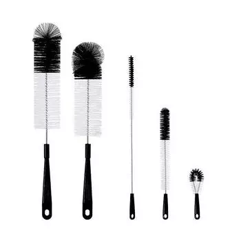 Бытовая пластиковая детская бутылочка для молока, щетка, небольшая чашка для чистки M