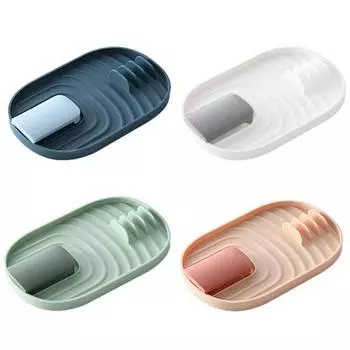 Бытовая пластиковая кухонная лопатка, крышка для хранения, полка, кухонный инструмент серый/белый