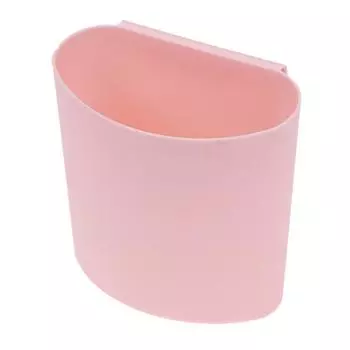 Бытовая подвесная пластиковая корзина для хранения кухонная ванная мини-органайзеры для мелочей портативный контейнер для хранения вещей розовый