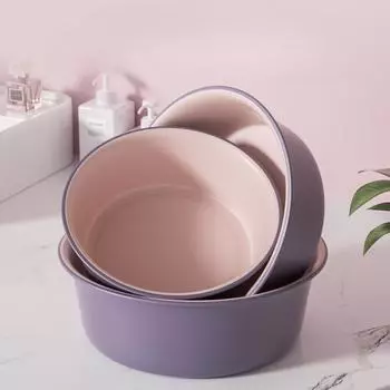 Бытовая раковина, утолщенная пластиковая раковина, таз для стирки, большой и маленький размер, раковина для студенческого общежития, раковина для мытья ног S-26.5cm синий