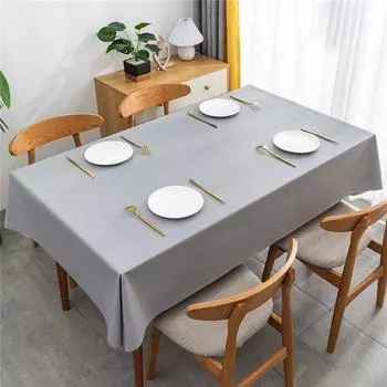 Бытовая скатерть из овчины, маслостойкая, водонепроницаемая, нескользящая, устойчивая к глажке, круглая, прямоугольная, журнальный скатерть 60x90cm