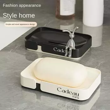 Бытовая сливная мыльница для ванной комнаты Creative Light Luxury Double Layer