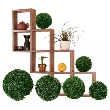 бытовая техника Искусственная зелень Трава Цветочный шар Имитация Свадебная церемония Вечеринка 12cm