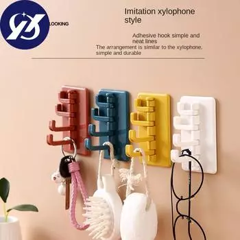 Бытовая техника, крючки для кухни и ванной, божественные инструменты, практичные бытовые крючки, вращающиеся крючки. синий