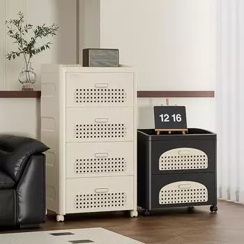 Бытовая тележка складная прикроватная тумбочка стеллаж для хранения многофункциональный органайзер гостиная спальня пылезащитный шкаф для хранения книг и закусок 2 layers белый