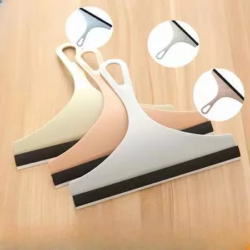 Бытовая уборка Средство для чистки зеркал в ванной с силиконовым держателем для лезвий, крючок для автомобильного стекла, скребок для мытья оконных стекол синий