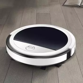 Бытовая умная радиоуправляемая роботизированная подметальная машина, перезаряжаемый автоматический пылесос для очистки пола от пыли красный