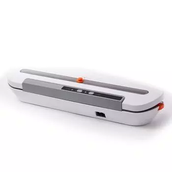 Бытовая вакуумная упаковка, кухонная автоматическая машина для запечатывания пищевых продуктов, упаковочная пластиковая компрессионная вакуумная насосная машина AU Plug белый