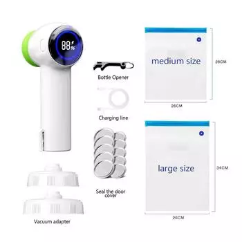 Бытовая вакуумная упаковочная машина Машина для упаковки пищевых продуктов Небольшая машина для запечатывания свежей продукции Машина для запечатывания пластиковых пакетов Вакуумная компрессия One Size