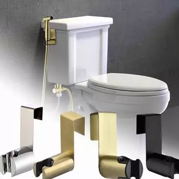 Бытовая ванная комната душевая кабина кронштейн для туалета пистолет-распылитель с фиксированным сиденьем насадка для биде подвесной крючок крепление насадки