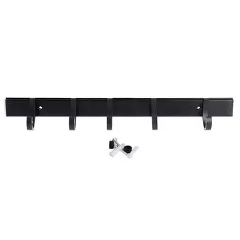 Бытовая ванная комната туалет настенный крючок для полотенец алюминиевый подвесной крючок стойка черный