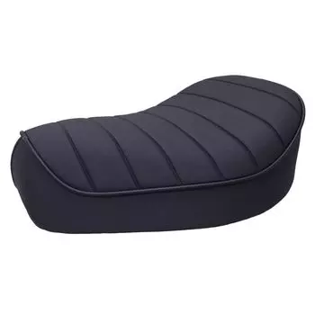 Бытовое шитье седло одноместное сиденье низкое тонкое Honda Hunter Cub CT125 JA55 JA65 черное с защипами рулон черный кант CT-200-B чёрный