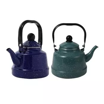 Бытовой эмалированный чайник 1,7 л походный чайник совместимая посуда чайник посуда чайник для дома галогенная плита индукционная плита зелёный