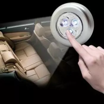 Бытовой аварийный светильник с тремя головками, сенсорный светодиодный энергосберегающий светильник, светильник для багажника автомобиля, кемпинговый светильник Bubble bag #C0QTD#