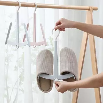 Бытовой балкон, защита от ветра, вращающаяся полка для обуви, экономия места, сушка воздуха, крючок для хранения