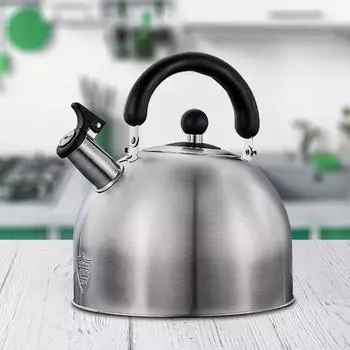 Бытовой чайник со свистком с эргономичной ручкой, чайник для воды, кухонный чайник для отдыха 4.5L