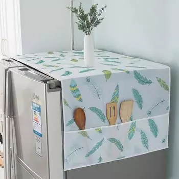 Бытовой чехол для холодильника, тканевый чехол для защиты от пыли, сумка для хранения, органайзер для сумки для холодильника, чехол для подвешивания пыли