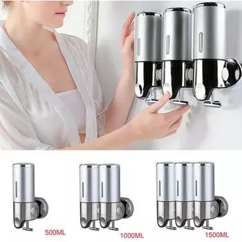 Бытовой дозатор мыла для ванной комнаты, дезинфицирующее средство для рук, пресс для бутылок, шампунь для ванной, гель для душа, коробка 500ml